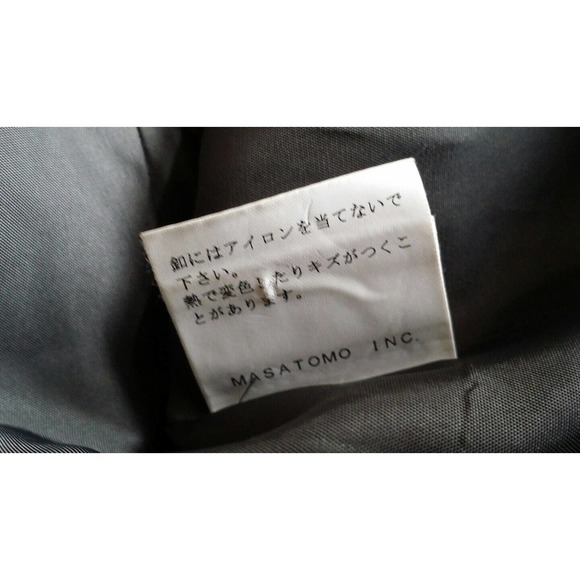 MASATOMO JAPAN Steampunk CASHMERE PYTHON snake Nehru collar jacket coat 3XL - Picture 8 of 11